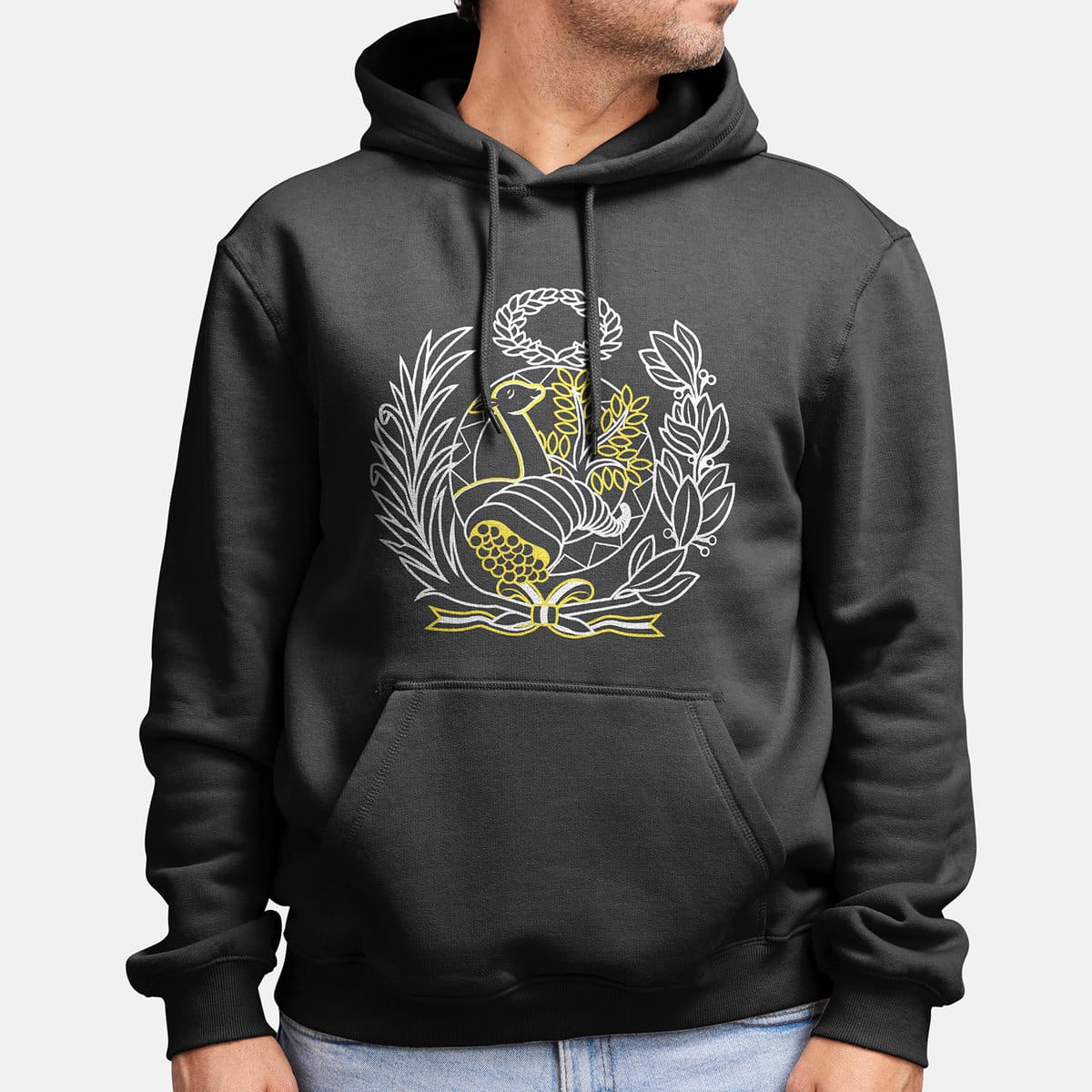 Hombre Escudo Peruano Hoodie