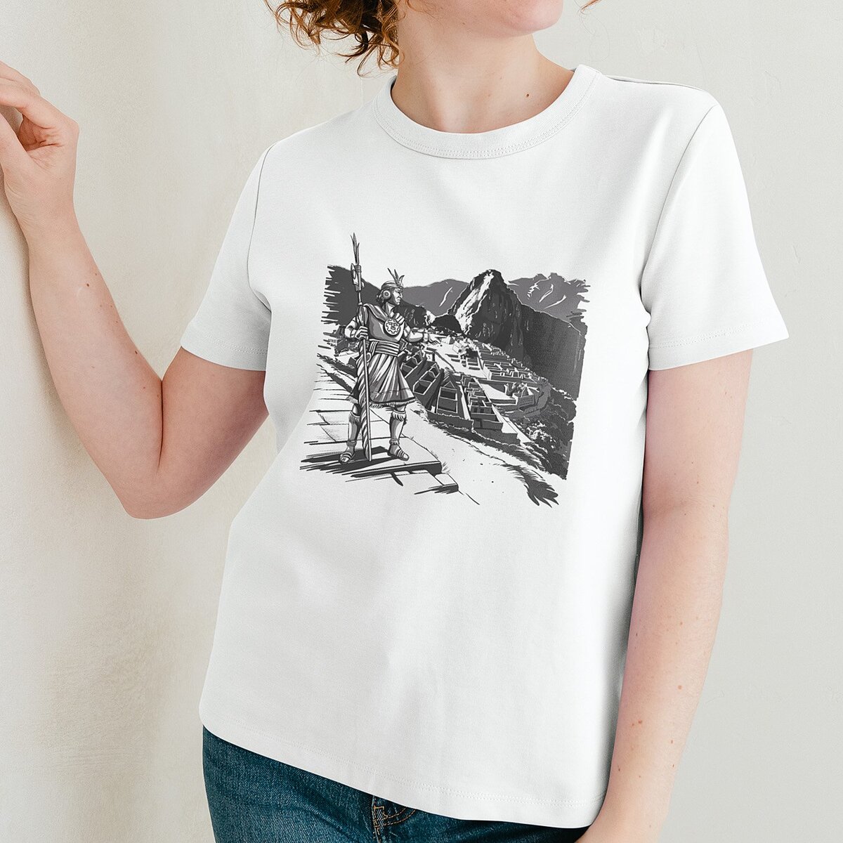 Polo de Perú Mujer Machu Picchu & Espíritu Inca - Imagen 2