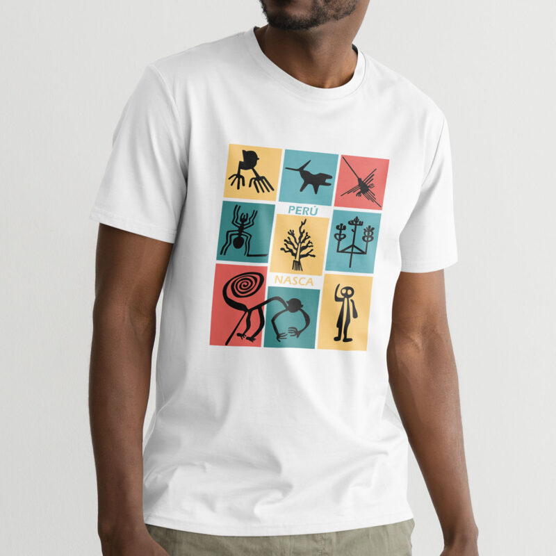 Polo de Perú Hombre Líneas de Nazca