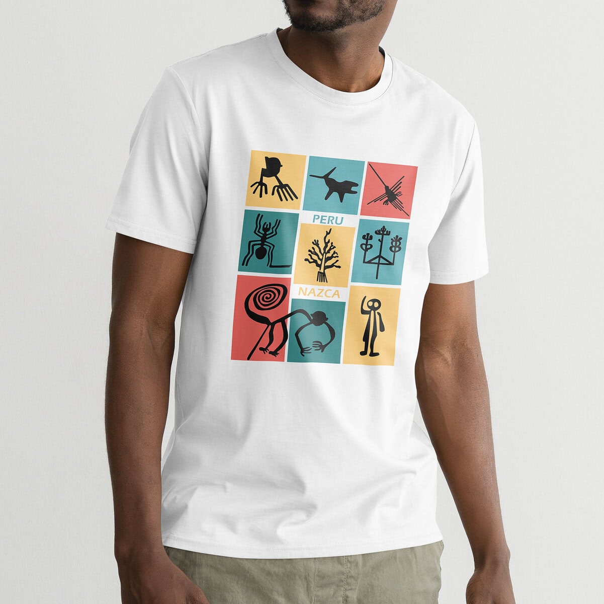 Polo de Perú Hombre Líneas de Nazca